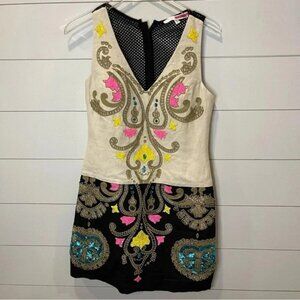 Tracy Reece Whimsical Mini Anthropologie Dress Womens